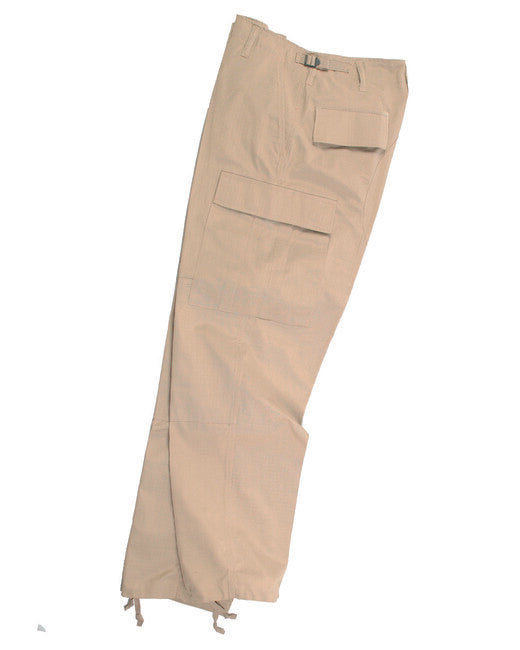 Mil-Tec Pantaloni US BDU da Campo rip-stop, khaki