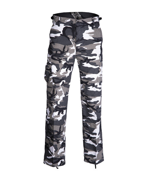 Mil-Tec Pantaloni US BDU da Campo rip-stop prelavati, urbani