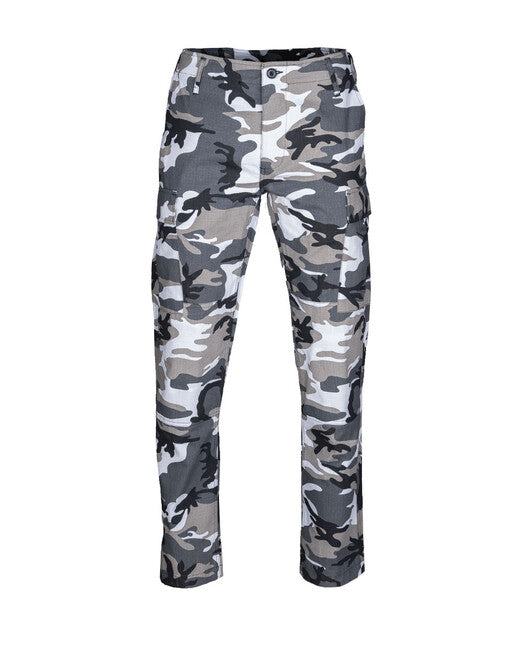Mil-Tec Pantaloni US BDU slim fit Campo rip-stop urbano