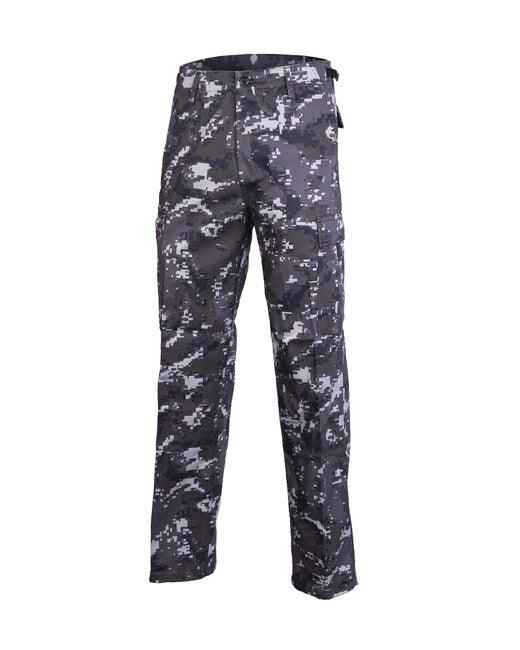 Mil-Tec Ranger pantaloni US BDU tipo, neri digitale