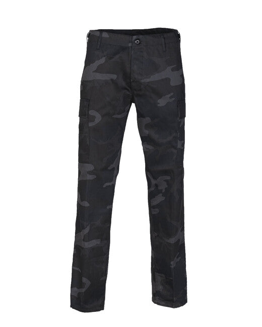 Mil-Tec Pantaloni US Ranger BDU Straight Cut, mimetico neri