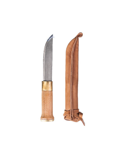 Mil-Tec coltello finlandese piccolo 24 cm con fodero in pelle