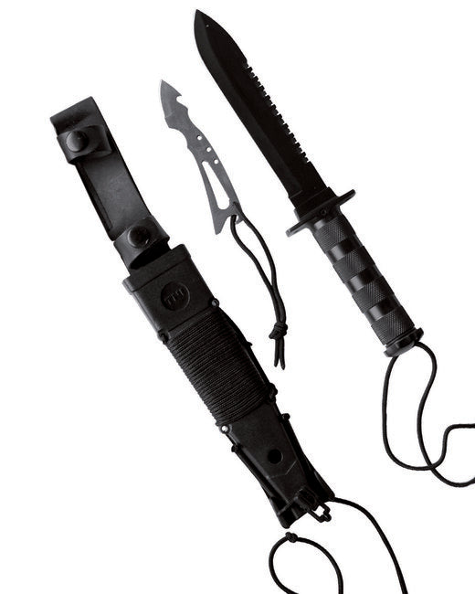 Mil-Tec Coltello Survival tutto nero