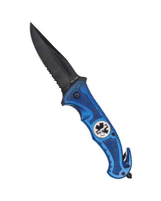 Mil-Tec Rescue coltello, blu