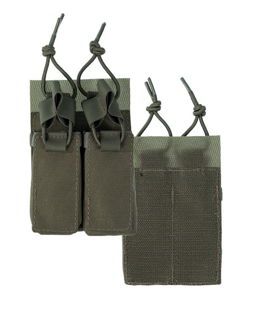 Mil-Tec Doppia custodia per pistola a sgancio rapido, oliva
