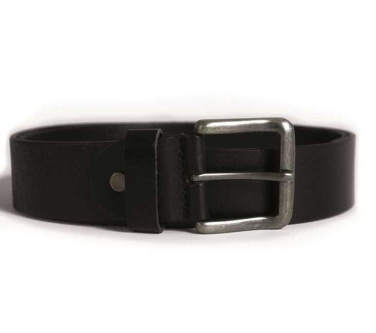 Mil-Tec Cintura in pelle, nera