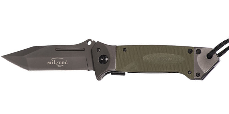 Mil-Tec DA35 coltello pieghevole 22cm, oliva