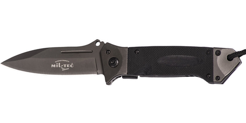 Mil-Tec DA35 coltello pieghevole 22cm, nero