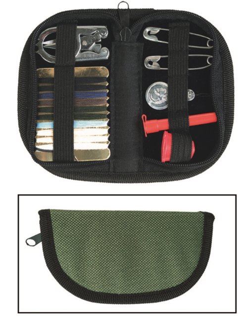 Mil-Tec set da cucito per esterni con custodia