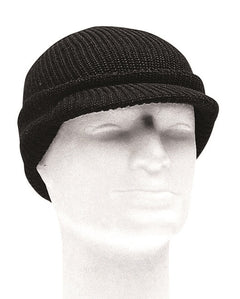 Mil-Tec berretto in maglia con seta, nera
