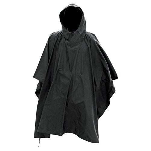 Mil-Tec Poncho US rip-stop, nero