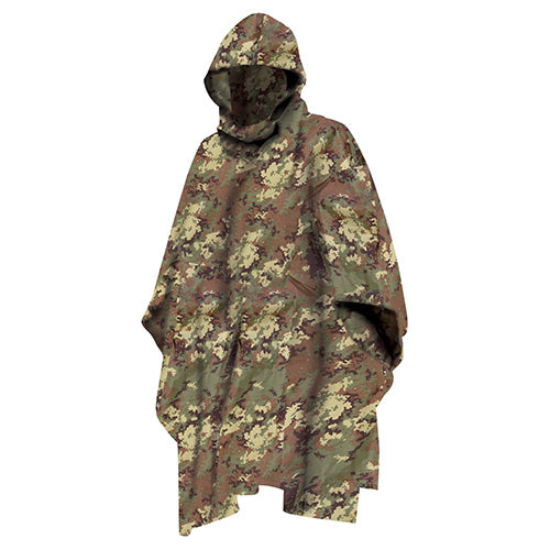 Mil-Tec Poncho poncho us rip-stop vegetato Woodland