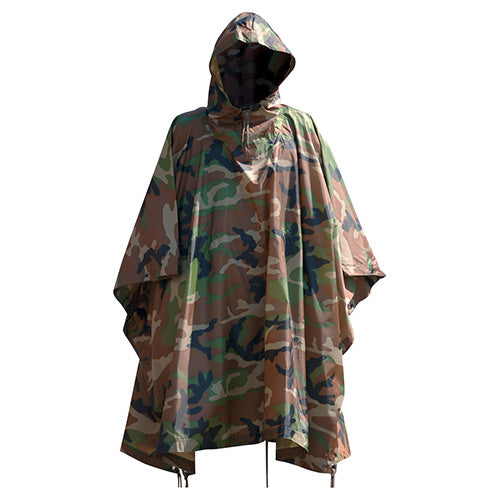Mil-Tec poncho us rip-stop Woodland