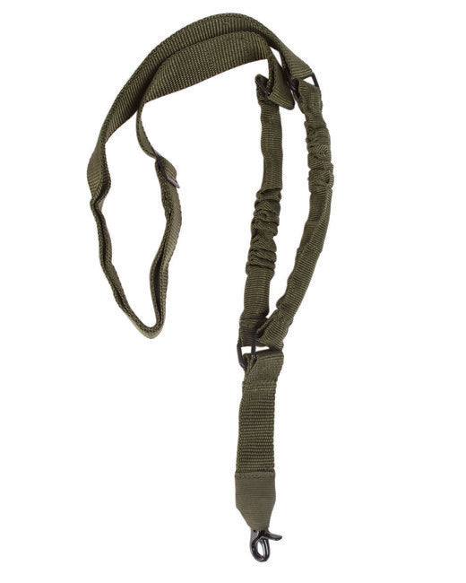 Mil-Tec Cinghia tattica per pistola a 1 punto bungee, oliva