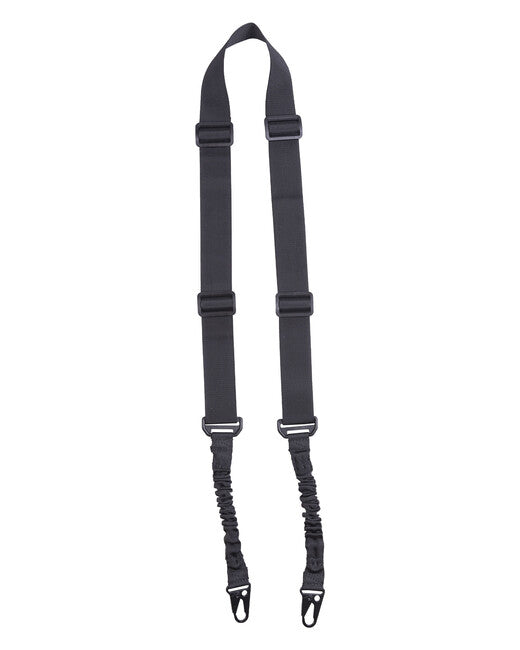 Mil-Tec cinghia tattica per pistola a 2 punti bungee, nero