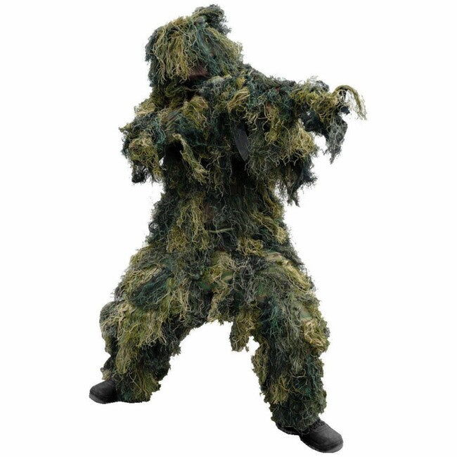 Mil-Tec Ghillie suit travestimento mimetico Woodland