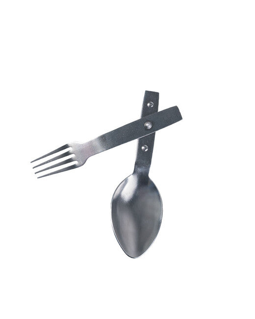 Mil-Tec Cutlery alluMinio due pezzi Repro WH