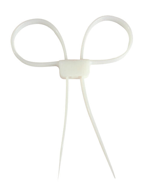 Mil-Tec manette in plastica bianche