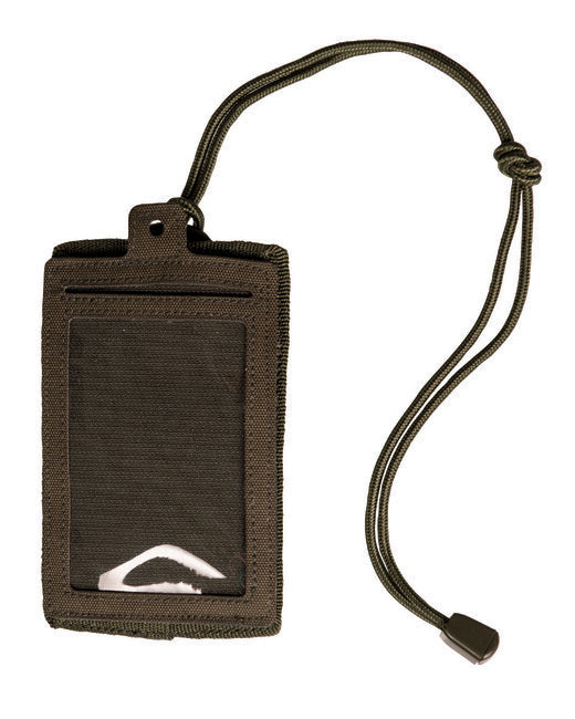 Mil-Tec porta id con velcro, verde
