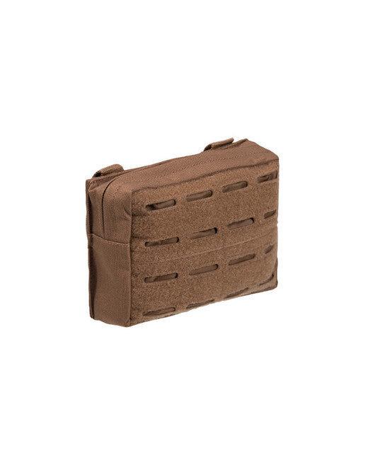 Mil-Tec Fondina piccola laser cut Molle orizzontale, Coyote scuro