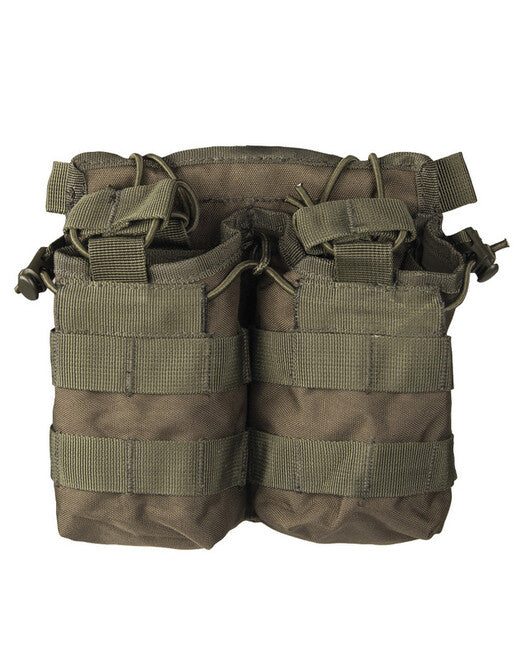 Mil-Tec Custodia doppia per caricatori M4/M16, oliva