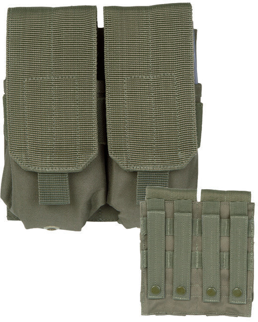Mil-Tec Custodia per caricatori M4/M16 doppia, oliva