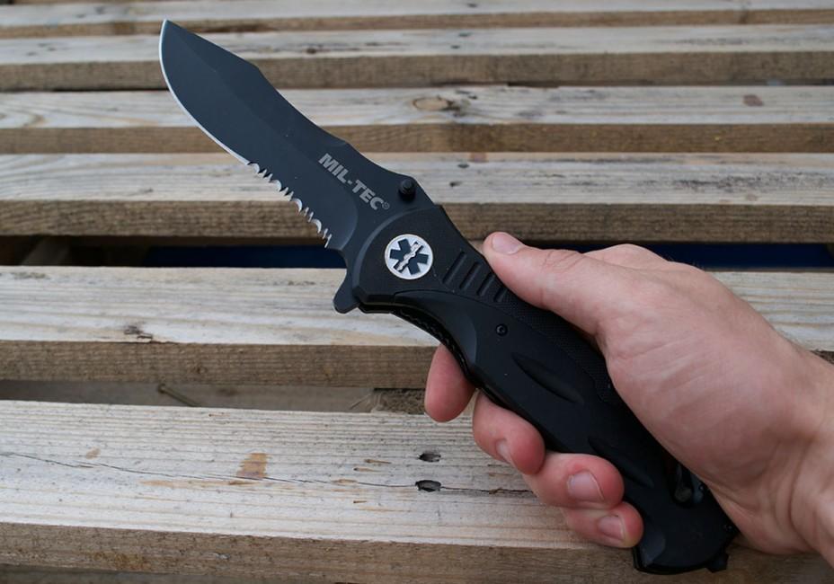Mil-Tec Medical coltello pieghevole 440/G10, 27,5cm