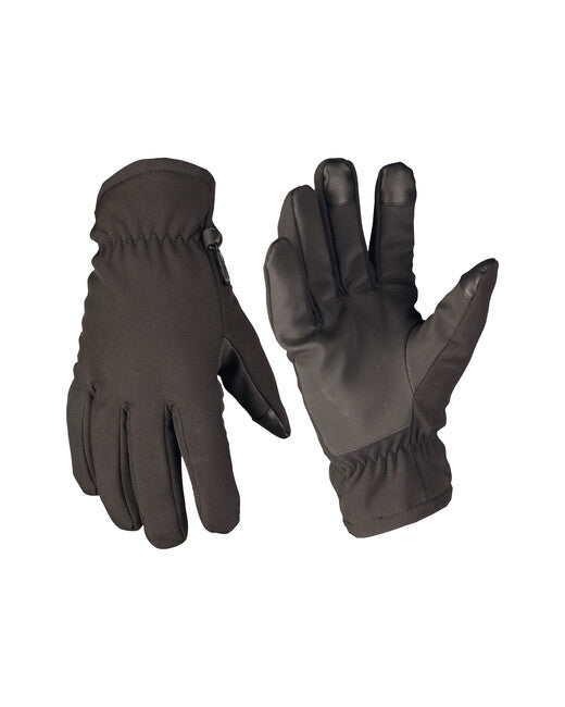 Mil-Tec Guanti Softshell Thinsulate™, neri