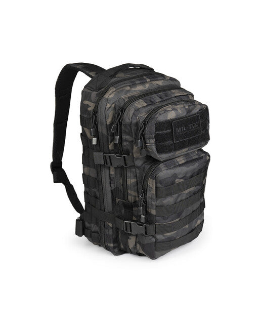 Mil-Tec Assault I zaino, mimetico scuro