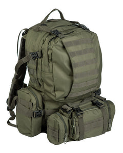 Mil-Tec Defense Modular zaino con rene in oliva