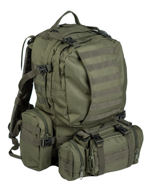 Mil-Tec Defense Modular zaino con rene in oliva