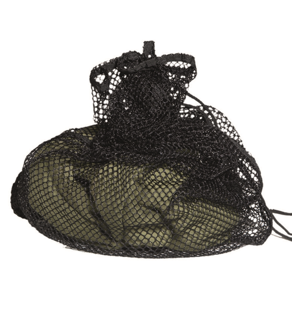 Mil-Tec sacco per biancheria in rete 50 x 75 cm, nero