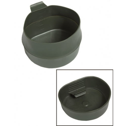 Mil-Tec tazza pieghevole, oliva 200ml