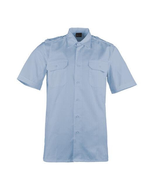 Mil-Tec camicia di servizio a maniche corte, blu chiaro