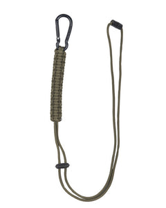 Mil-Tec cordino Paracord con moschettone, oliva
