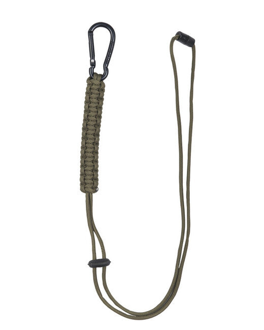 Mil-Tec cordino Paracord con moschettone, oliva