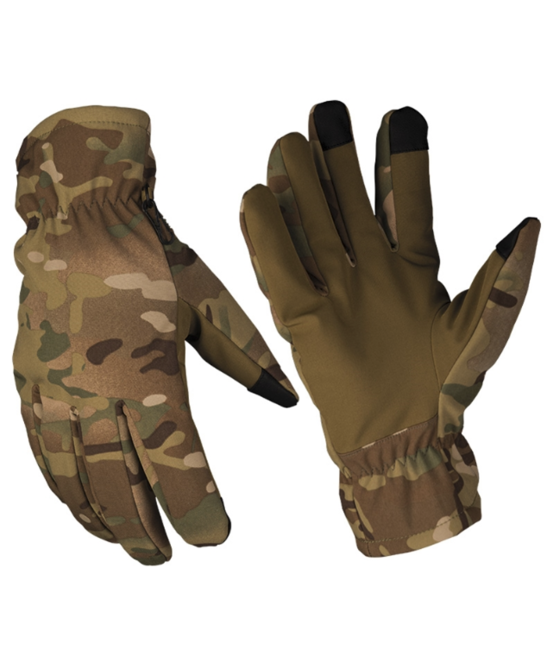 Mil-Tec Softshell Thinsulate™ guanti, Multitarn