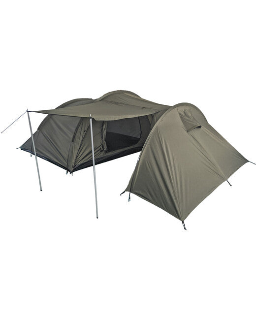 Mil-Tec Tenda PIÙ Stoccaggio per 4 persone, verde