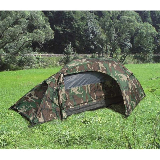 Mil-Tec Recom tenda per 1 persona 240 x 135 x 85cm, Woodland