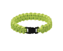 Mil-Tec Survival braccialetto paracord 15mm, verde