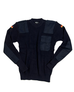 Mil-Tec Maglione BW con tasca, blu