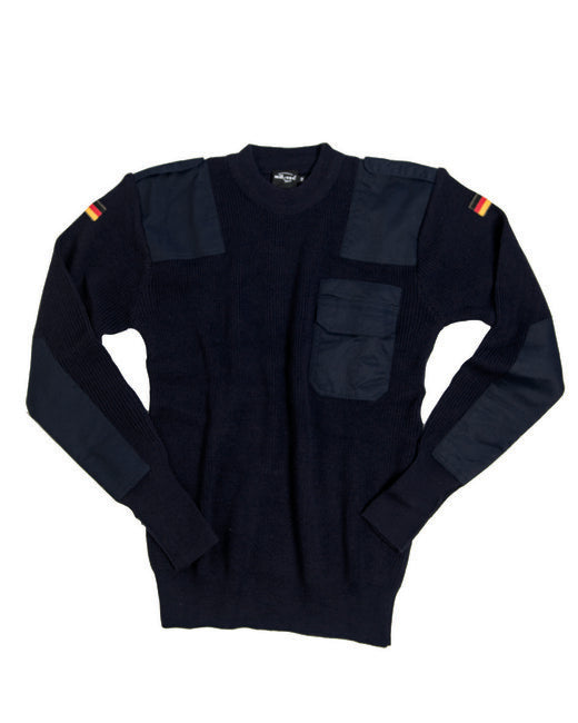 Mil-Tec Maglione BW con tasca, blu