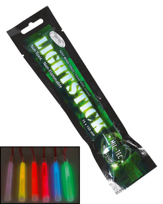 Mil-Tec Luce chimica STD 15x150 tipo US intensitá luminosa 12h, giallo