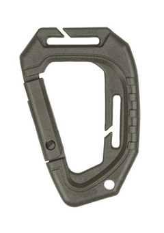 Mil-Tec tattica moschettone in plastica Molle, oliva 2 pezzi