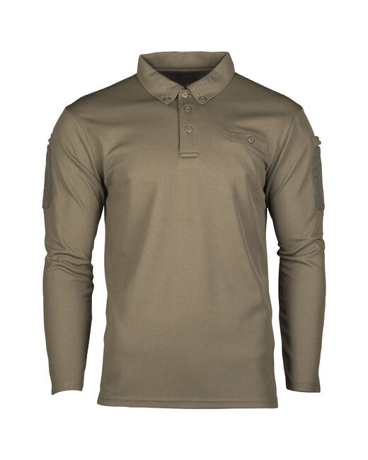 Mil-Tec Polo Tactical a maniche lunghe, oliva