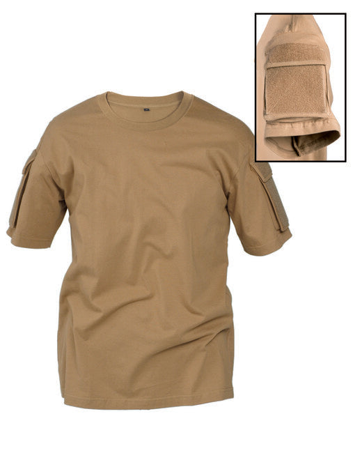 Mil-Tec camicia tattica con maniche corte, Coyote