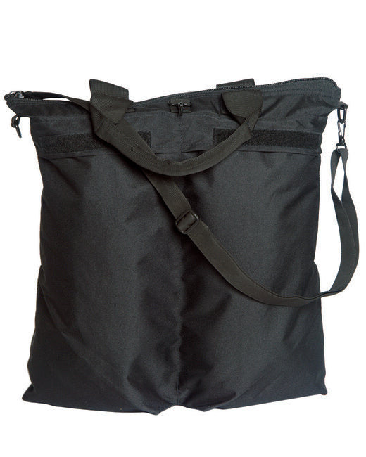 Mil-Tec Borsa portacasco US con cinghie, nera