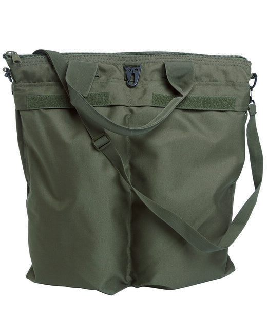 Mil-Tec Borsa portacasco US con cinghie, verde