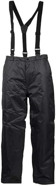 Mil-Tec pantaloni termici con bretelle, neri