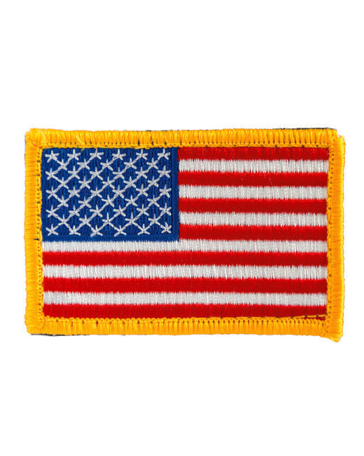 Mil-Tec Toppa in tessuto USA con disegno colorato e velcro, Grande